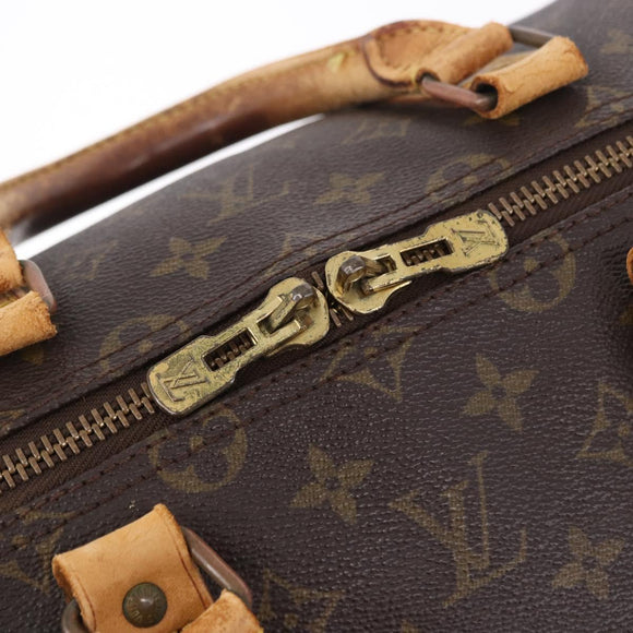 LOUIS VUITTON Monogram Keepall 55 Boston Bag M41424 LV Auth 196206