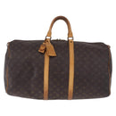 LOUIS VUITTON Monogram Keepall 55 Boston Bag M41424 LV Auth 196206-2