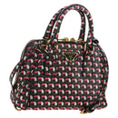 PRADA Saffiano Hand Bag 2way Multicolor Auth 196210V-1