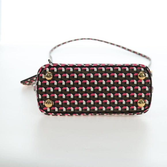 PRADA Saffiano Hand Bag 2way Multicolor Auth 196210V
