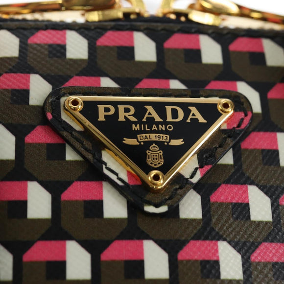 PRADA Saffiano Hand Bag 2way Multicolor Auth 196210V