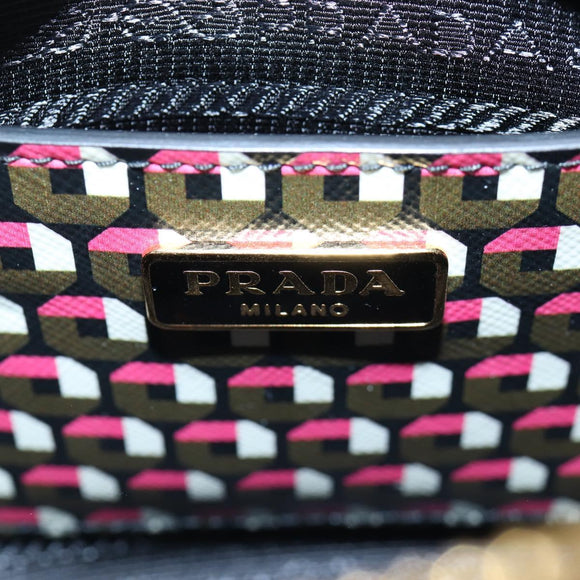PRADA Saffiano Hand Bag 2way Multicolor Auth 196210V