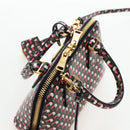 PRADA Saffiano Hand Bag 2way Multicolor Auth 196210V-6