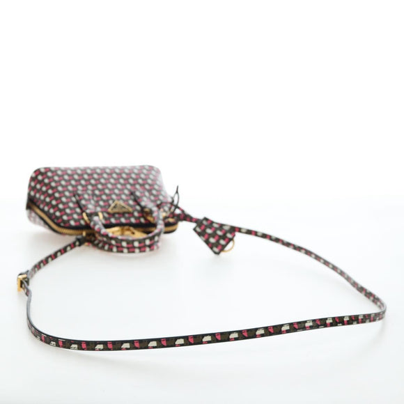PRADA Saffiano Hand Bag 2way Multicolor Auth 196210V