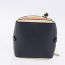 LOUIS VUITTON Trompe l'oeil Hand Bag Leather Navy Silver M52350 LV Auth 196213-5