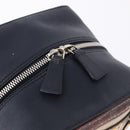 LOUIS VUITTON Trompe l'oeil Hand Bag Leather Navy Silver M52350 LV Auth 196213-19