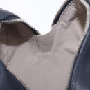 LOUIS VUITTON Trompe l'oeil Hand Bag Leather Navy Silver M52350 LV Auth 196213-21