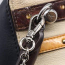 LOUIS VUITTON Trompe l'oeil Hand Bag Leather Navy Silver M52350 LV Auth 196213-32