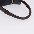 LOUIS VUITTON Trompe l'oeil Hand Bag Leather Navy Silver M52350 LV Auth 196213-7
