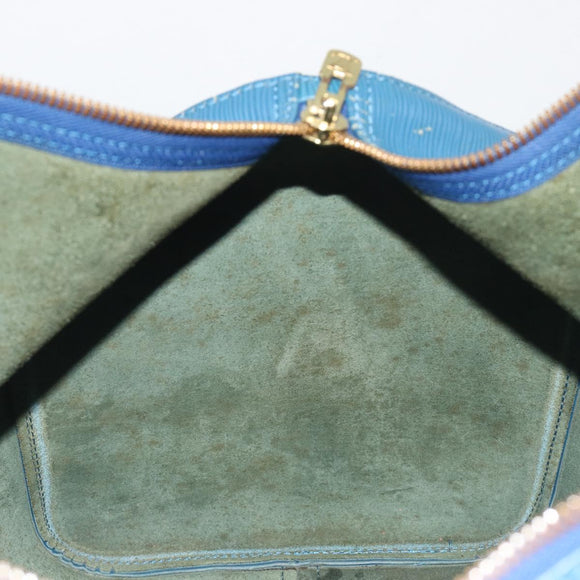 LOUIS VUITTON Epi Keepall 50 Boston Bag Blue M42965 LV Auth 196214