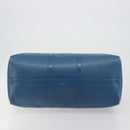 LOUIS VUITTON Epi Keepall 50 Boston Bag Blue M42965 LV Auth 196214-5
