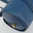 LOUIS VUITTON Epi Soufflot Hand Bag Blue M52225 LV Auth 196215-14