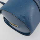 LOUIS VUITTON Epi Soufflot Hand Bag Blue M52225 LV Auth 196215-16