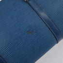 LOUIS VUITTON Epi Soufflot Hand Bag Blue M52225 LV Auth 196215-10