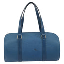 LOUIS VUITTON Epi Soufflot Hand Bag Blue M52225 LV Auth 196215-2