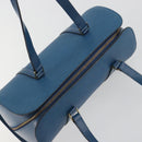 LOUIS VUITTON Epi Soufflot Hand Bag Blue M52225 LV Auth 196215-6