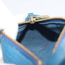 LOUIS VUITTON Epi Soufflot Pouch Blue LV Auth 196216-18