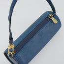 LOUIS VUITTON Epi Soufflot Pouch Blue LV Auth 196216-6
