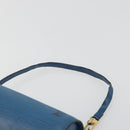 LOUIS VUITTON Epi Soufflot Pouch Blue LV Auth 196216-8