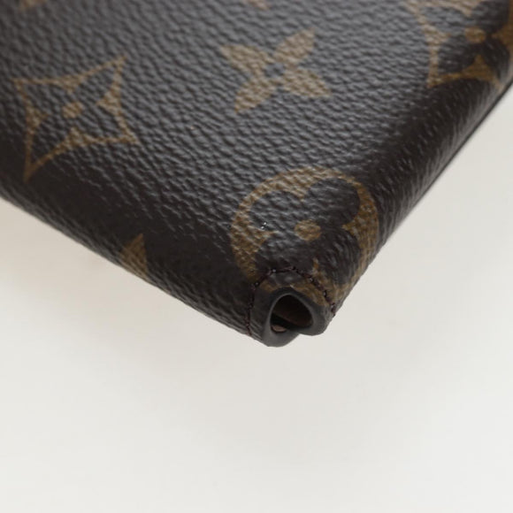 LOUIS VUITTON Monogram Lip & Eye Brush Set Pouch LBC001 LV Auth 196218V