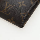 LOUIS VUITTON Monogram Lip & Eye Brush Set Pouch LBC001 LV Auth 196218V-14