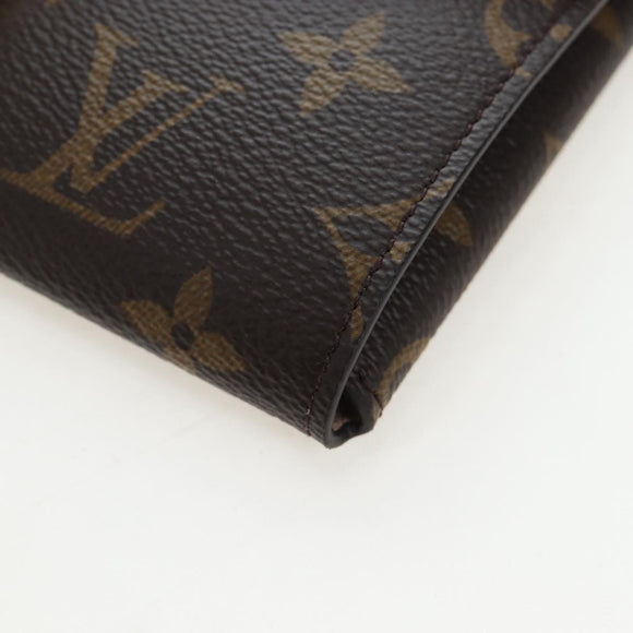 LOUIS VUITTON Monogram Lip & Eye Brush Set Pouch LBC001 LV Auth 196218V