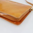 LOUIS VUITTON Monogram Vernis Lexington Accessory Pouch Beige M91010 Auth 196220-15