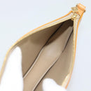 LOUIS VUITTON Monogram Vernis Lexington Accessory Pouch Beige M91010 Auth 196220-19