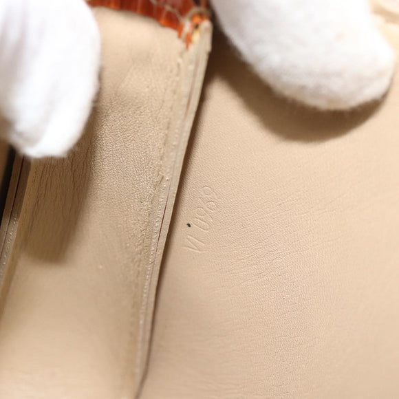 LOUIS VUITTON Monogram Vernis Lexington Accessory Pouch Beige M91010 Auth 196220