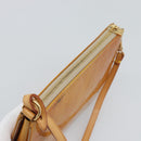 LOUIS VUITTON Monogram Vernis Lexington Accessory Pouch Beige M91010 Auth 196220-6