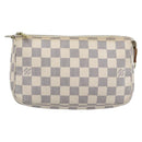 LOUIS VUITTON Damier Azur Pochette Accessoires Pouch N51986 LV Auth 196222-13