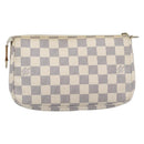 LOUIS VUITTON Damier Azur Pochette Accessoires Pouch N51986 LV Auth 196222-2