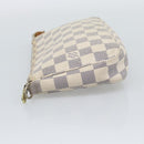 LOUIS VUITTON Damier Azur Pochette Accessoires Pouch N51986 LV Auth 196222-3