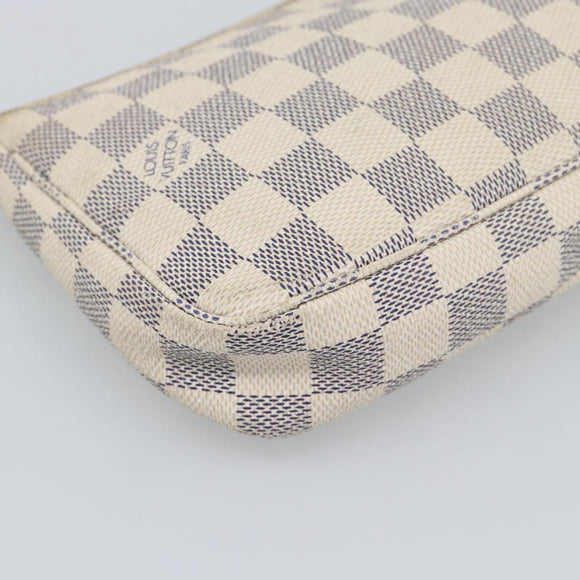 LOUIS VUITTON Damier Azur Pochette Accessoires Pouch N51986 LV Auth 196222
