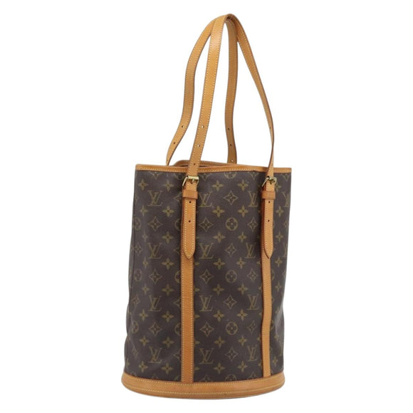 LOUIS VUITTON Monogram Bucket GM Shoulder Bag M42236 LV Auth 196223