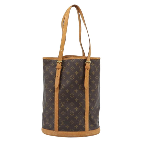 LOUIS VUITTON Monogram Bucket GM Shoulder Bag M42236 LV Auth 196223