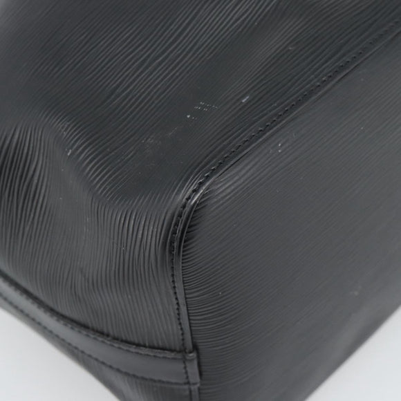 LOUIS VUITTON Epi Petit Noe Shoulder Bag Black M44102 LV Auth 196225