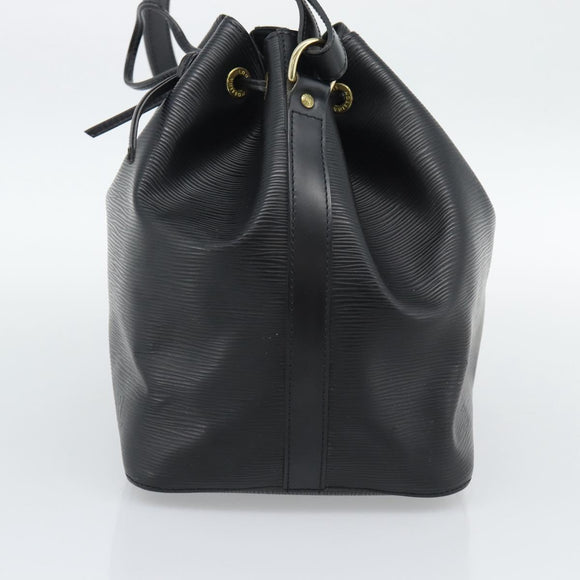 LOUIS VUITTON Epi Petit Noe Shoulder Bag Black M44102 LV Auth 196225
