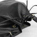 LOUIS VUITTON Epi Petit Noe Shoulder Bag Black M44102 LV Auth 196225-6