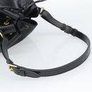 LOUIS VUITTON Epi Petit Noe Shoulder Bag Black M44102 LV Auth 196225-7