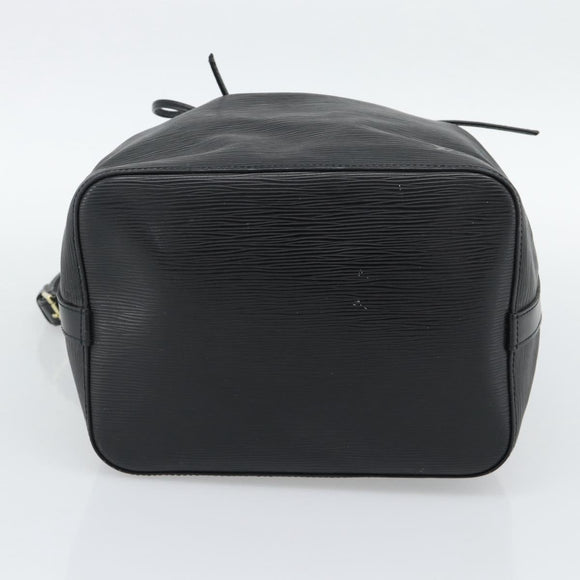 LOUIS VUITTON Epi Petit Noe Shoulder Bag Black M44102 LV Auth 196225