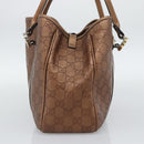 LOUIS VUITTON Guccissima Miss GG Tote Bag Leather Bronze 232957 LV Auth 196226A-4