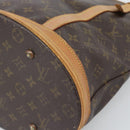 LOUIS VUITTON Monogram Bucket GM Shoulder Bag M42236 LV Auth 196227-10