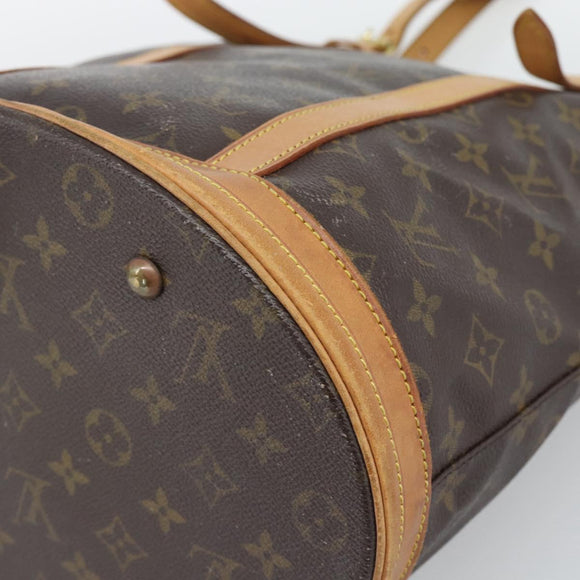 LOUIS VUITTON Monogram Bucket GM Shoulder Bag M42236 LV Auth 196227