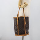 LOUIS VUITTON Monogram Bucket GM Shoulder Bag M42236 LV Auth 196227-22