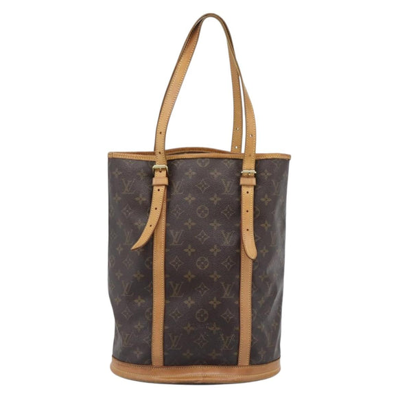 LOUIS VUITTON Monogram Bucket GM Shoulder Bag M42236 LV Auth 196227