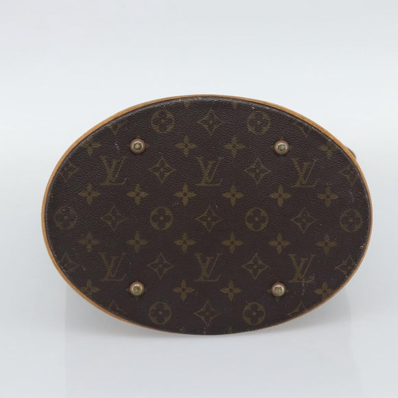 LOUIS VUITTON Monogram Bucket GM Shoulder Bag M42236 LV Auth 196227