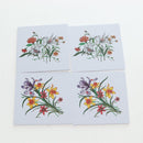 GUCCI Flora Coaster Set White Auth 196229M-12