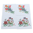 GUCCI Flora Coaster Set White Auth 196229M-2