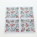 GUCCI Flora Coaster Set White Auth 196229M-9